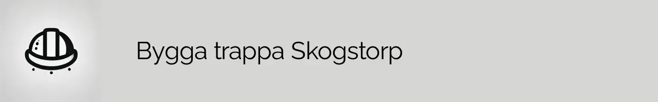 Bygga trappa Skogstorp